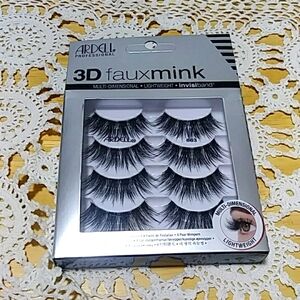 Ardell 3D Faux Mink Multi Dimensional, Lightweight #863 Lashes Pack  4 Pairs